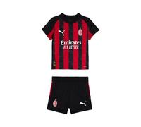 A.C. Milan Minikit Course Home, Saison 2025/2026, Ensemble T-Shirt et Short de Football, Produit Officiel, Enfant, 5 Ans