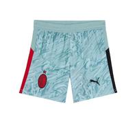 A.C. Milan Short Course Gardien Accueil, Saison 2025/2026, Short de Football, Produit Officiel, Enfant, 14 Ans
