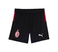 A.C. Milan Short de Course à Domicile, Saison 2025/2026, Short de Football, Produit Officiel, Enfant, 14 Ans