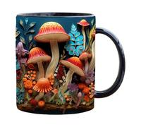 à café aux champignons - Cerra Nouveauté en céramique de boissons | de café drôle de 11 oz pour cadeaux d'anniversaire, bureau de bureau, décoration de cuisine, boisson à la maison,