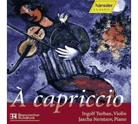 A Capriccio : 11 Caprices De Paganini - Arrangements Pour Violon Et Piano