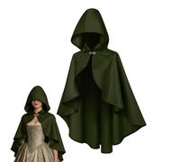 à capuche Renaissance - Robe de cosplay douce, pour femme, spectacle sur scène, festival, carnaval, costume de mascarade, maison, école, tenue d'Halloween, fête à thème | Tenue de cosplay él