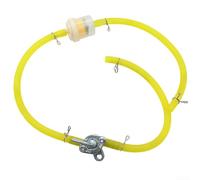 à Carburant pour moto Inline avec Robinet et Tuyau à Carburant(Yellow)