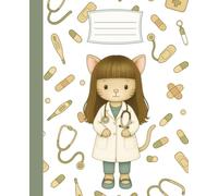 A Cat Called Joy - Cute Cat Doctor Composition Book - college ruled: Joy as a doctor - Perfect for school, journaling, and creative writing