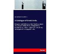 A Catalogue Of Greek Verbs