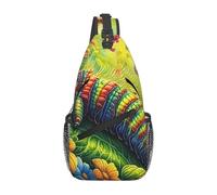 A Caterpillar In A Sunny Garden Sac à bandoulière de voyage pour homme Sac à dos de randonnée