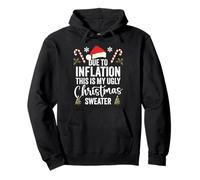 À Cause de l'inflation, ce sont Mes vilains Chandails de Noël Sweat à Capuche