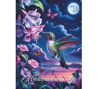 A Celebration of Life: Funeral Guest Book with Hummingbird Picture Design Cover