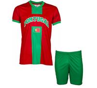 A chacun son Pays Maillot + Short Portugal - N°7 - Football - Taille Enfant garçon 14 Ans