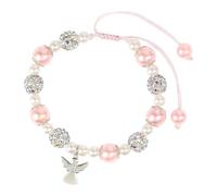 À Charme Scintillant En Argent Première Communion Sainte Communion Pour Les Filles Avec Des Perles De Perles De Rose Pour Les Rassemblements Faux