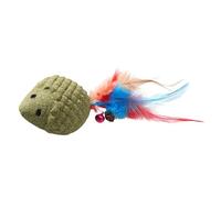 à Chat pour Chats, Jeu en Forme de hérisson avec Queue et Clochette - Jouets stimulants pour Chat pour la Stimulation mentale Post-Jeu intérieur extérieur entraînement Exercice Escalade