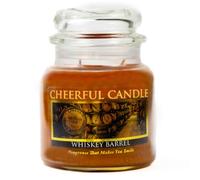 A Cheerful Giver - Bougie Tonneau à whisky - 16 oz - 2 mèches - 80 heures de combustion - Parfum whisky - Cadeau femme