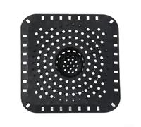 à Cheveux Silicone Douche 13x13cm Anti-Bouchon à Cheveux Silicone(black)