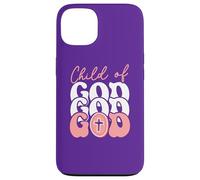 A Child of God The Way The Truth The Life Jésus Croix Lion Coque pour iPhone 13
