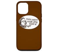 A Christmas Story Shoot Your Eye Out Oval Coque pour iPhone 12/12 Pro