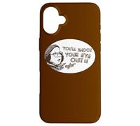 A Christmas Story Shoot Your Eye Out Oval Coque pour iPhone 16 Plus