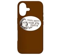 A Christmas Story Shoot Your Eye Out Oval Coque pour iPhone 17