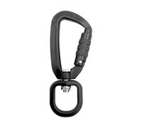 à Clip de Rotatif 4KN - Crochet pivotant léger 1,54 x 0,35 x 3,58 Pouces | Boucle de Sac à Dos en Aluminium Haute résistance, Clip de hamac sécurisé, équipement de Camping en p