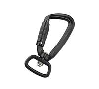 À Clip | Porte-clés antirouille avec Ressort | Robuste pour Charges | pour Randonnée Camping Outdoor Montagne Gourde Sac à Dos Pêche