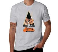 A|Clockwork|Orange Stanley Kubrick Movie Poster,T-shirt pour homme, Style gris, XL