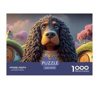 A Cocker Spaniel Dog 1000 Pièces Découpe Précise Puzzle Cavalier King Charles Spaniel Amusant Jigsaw Déco Maison pour Amis 70x50cm/1000pcs