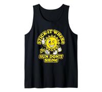 À Coller là où Le Soleil ne Brille Pas - Funny Attitude Novelty Débardeur