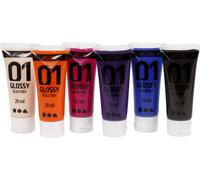 A-Color A-Color set de peinture acrylique, brillant, secondaire, 6 x 20 ml