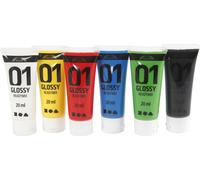 A-Color A-Color Set de peinture acrylique Glossy Primary 6x20 ml