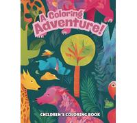 A Coloring Adventure: Animal Coloring Book, Jungle book, Kids Coloring Book
