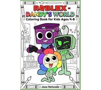 A COLORING BOOK: Fun R0bl0x Style Independent Play Activity for Kids Ages 4-8 to Boost Focus and Creativity