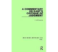A Commentary On Kant's Critique Of Judgement