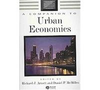 A Companion to Urban Economics, Blackwell Companions to Contemporary Economics