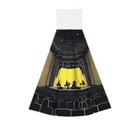 A Concert Night Lingettes à suspendre en velours corail à séchage rapide pour cuisine, salle de bain, camping et plus encore