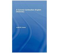 A Concise Cambodian-English Dictionary