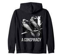 A Conspiracy of Ravens Gothic Raven Dark Academia Esthétique Sweat à Capuche