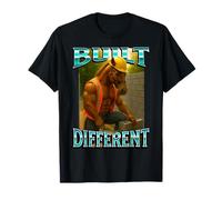 A construit un mème de cheval de travailleur du bâtiment différent T-Shirt
