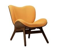 A Conversation Piece Fauteuil Chêne Foncé/Mandarine