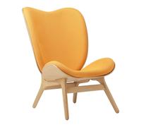A Conversation Piece Fauteuil Haut Chêne/Mandarine
