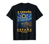 A Coruña, España Eclipse Solar Total 2026 T-Shirt