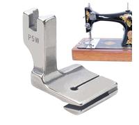 à Coudre - de 0,83 Pouces | Matériau en Acier : Pied de Tuyau Double Individuel pour Machines à Coudre industrielles, Couche inférieure Plate, Tissu ondulé ondulé