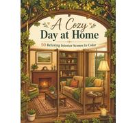 A Cozy Day at Home: 50 Relaxing Interior Scenes to Color