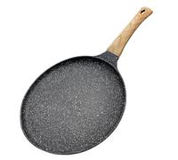 à crêpes à induction - Omelette antiadhésive de 24 cm, crêpière polyvalente pour petit déjeuner, poignée ergonomique avec trou de suspension | Appareil intérieur extérieur facile à nettoyer et
