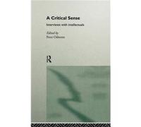 A Critical Sense by Peter Osborne