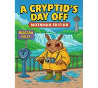 A Cryptid’s Day Off: Mothman Edition - Cute and Spooky Coloring Book for Kids and Adults: 40 Pages Featuring Silly Monster Scenes, Niagara Falls Adventures, and Paranormal Fun