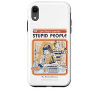 A Cure for Stupid Sarcastic Retro Vintage Funny Adult Humor Coque pour iPhone XR