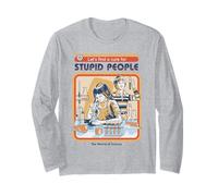 A Cure for Stupid Sarcastic Retro Vintage Funny Adult Humor Manche Longue