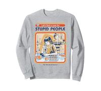 A Cure for Stupid Sarcastic Retro Vintage Funny Adult Humor Sweatshirt