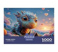 A Cute Baby Tortoise 1000 Pcs Carton Premium Lot de Puzzles Colorful Baby Wyvern Stimulant Et Éducatif Jeu Créatif Puzzles pour Adultes Et Enfants 70x50cm/1000pcs