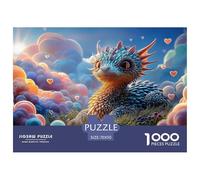 A Cute Baby Tortoise 1000 Pièces Carton Premium Coffret De Puzzles Colorful Baby Wyvern Stimulant Et Éducatif Jeu Créatif Puzzles pour Adultes Et Enfants 70x50cm/1000pcs