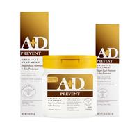 A+D Crème originale contre l'érythème fessier, prévient et guérit l'érythème fessier, hydrate et guérit la peau sèche avec des vitamines A & D, Home & Go Bundle - Pot de 473 ml, tube de 113 g, tube de